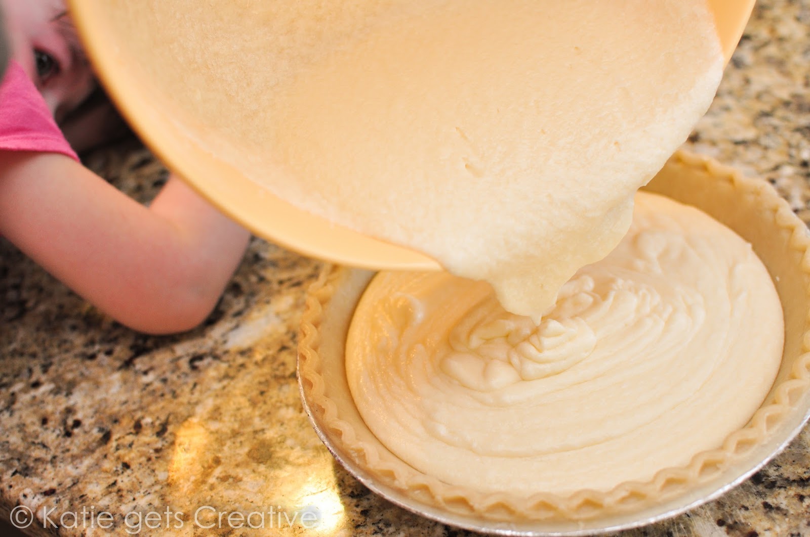 Buttermilk Pie from Katie Gets Creative 